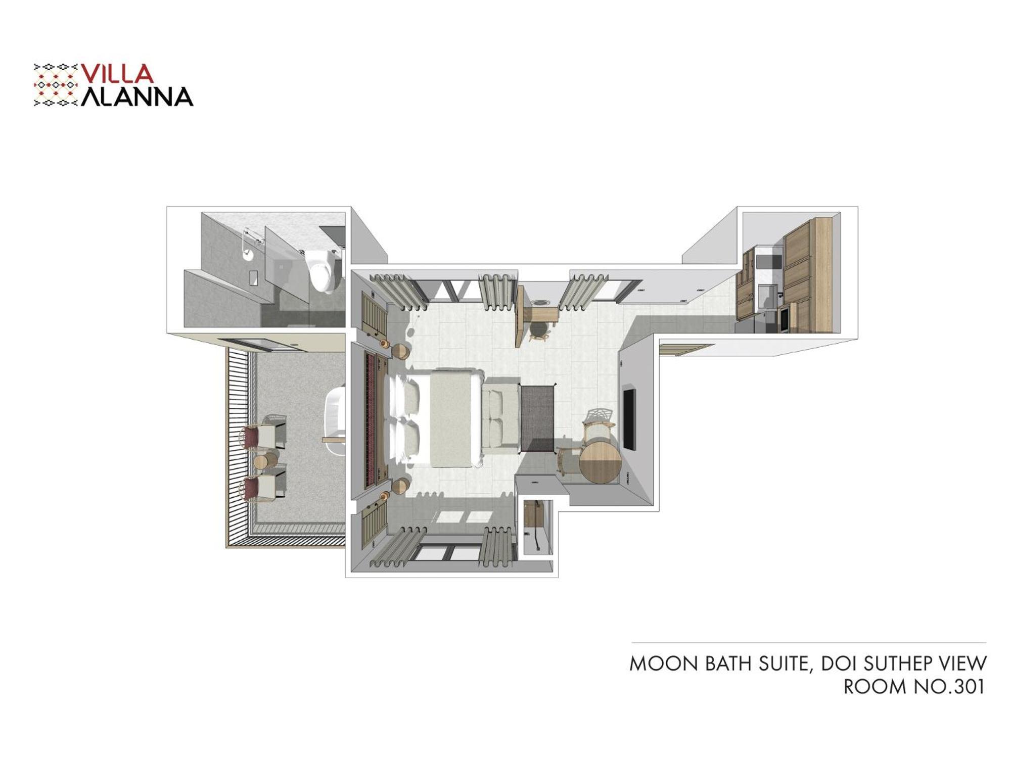 Villa Alanna Čiang Mai Pokoj fotografie