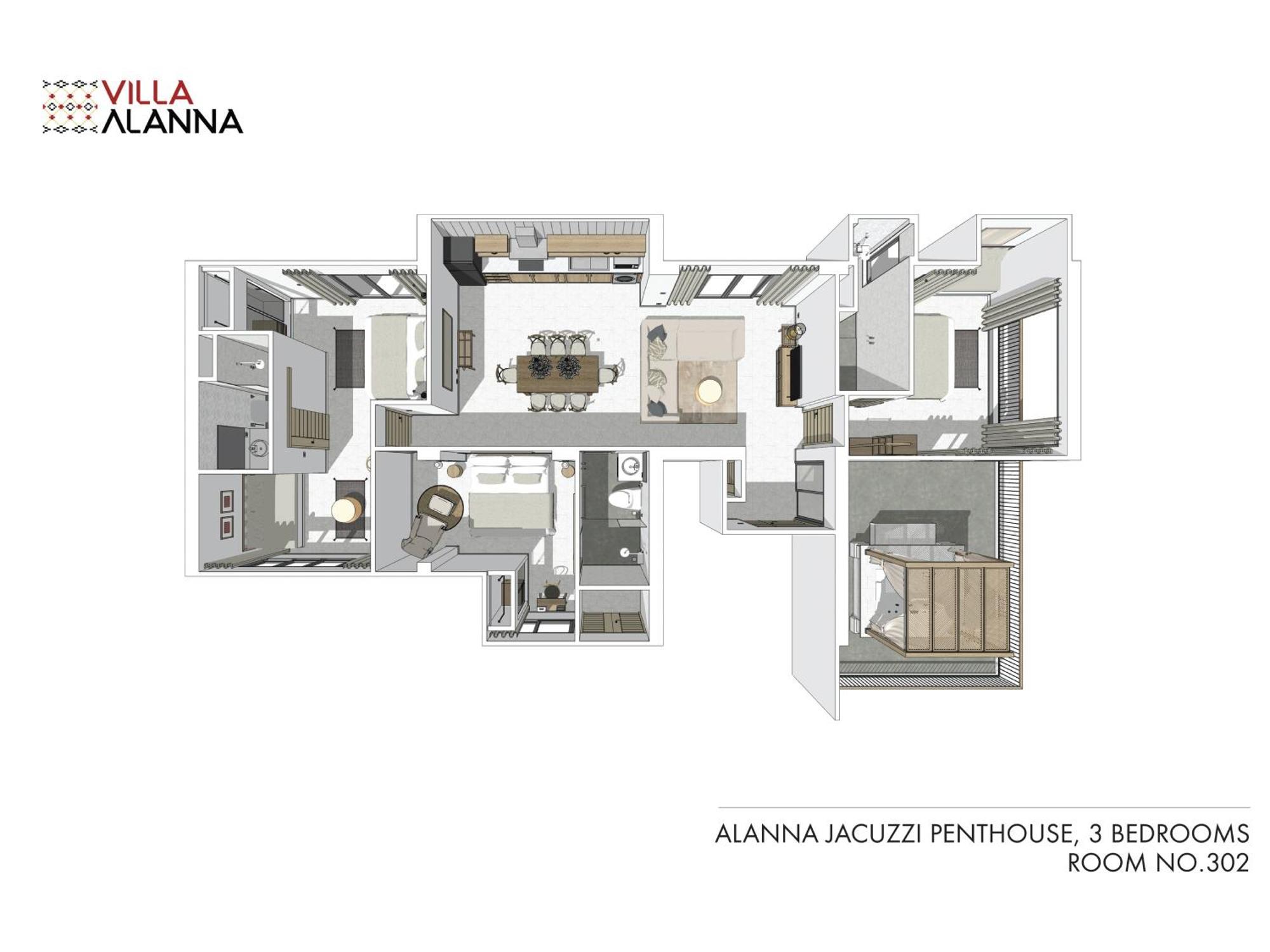 Villa Alanna Čiang Mai Pokoj fotografie
